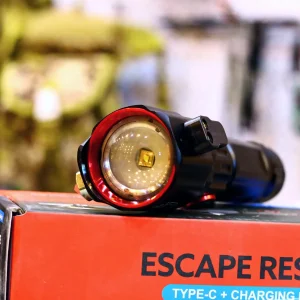 Rl-2210 Multifunctional Rechargeable LED Emergency Flashlight with Side Work Light & USB Charging  Ultra-Bright, Portable & Durable Torch for Home, Car & Outdoors