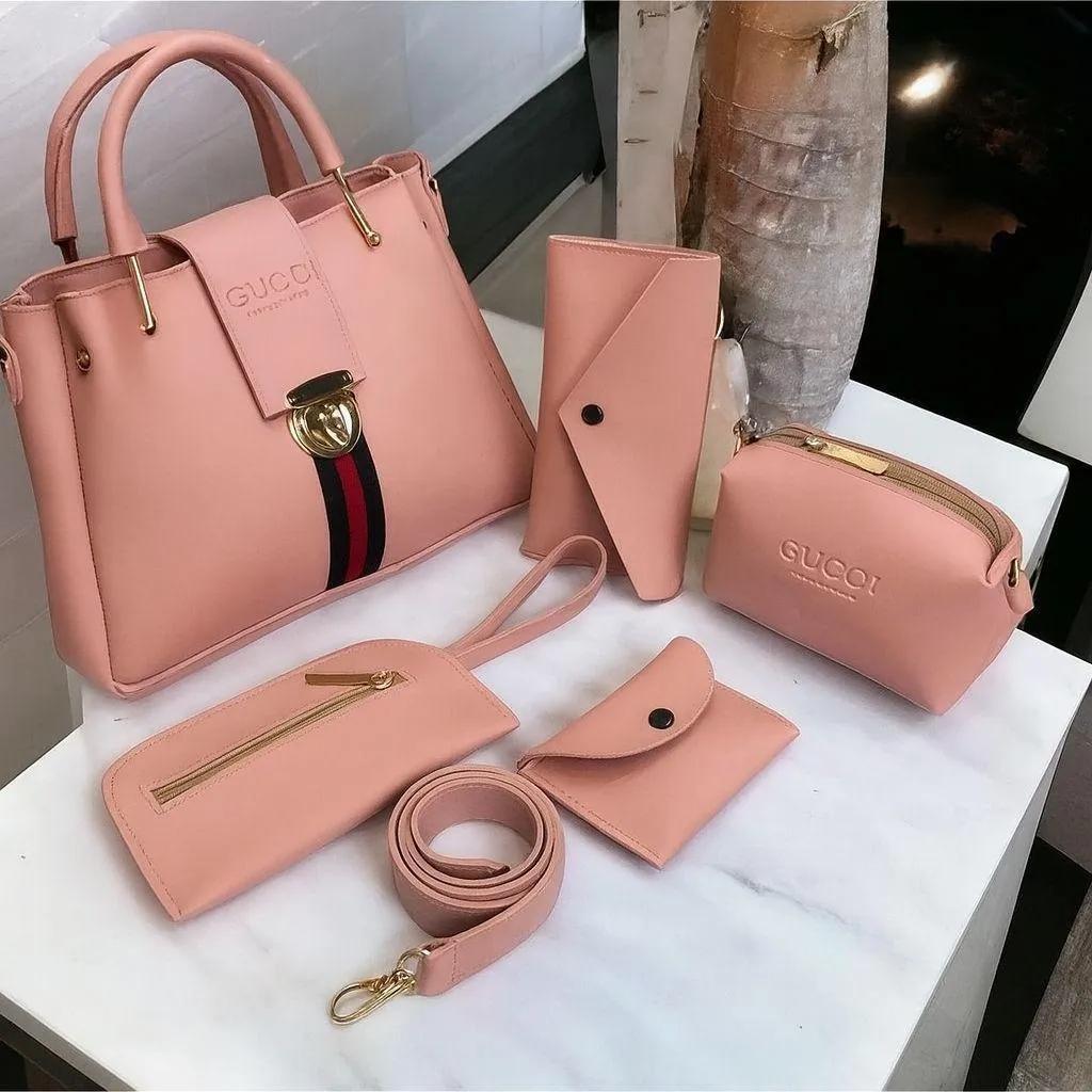 5 Pieces Handbag Set | Stylish Womens Bags - Image 4
