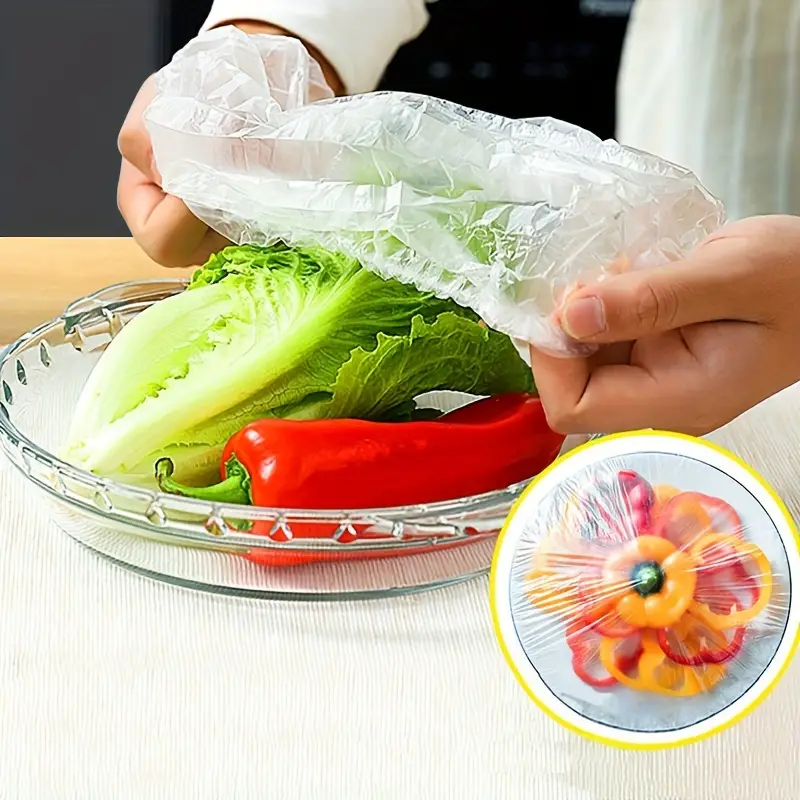 Disposable Plastic Wrap Covers Elastic Tight Food Grade Fresh Keeping Dust Proof Insect Proof Kitchen Accessories - Image 3