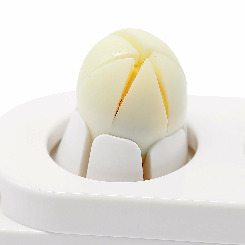 2-in-1 Egg Cutter & Slicer Boiled Egg Slicing Machine with Stainless Steel Cutting Wires, Kitchen Cooking Tool | Random Color - Image 3