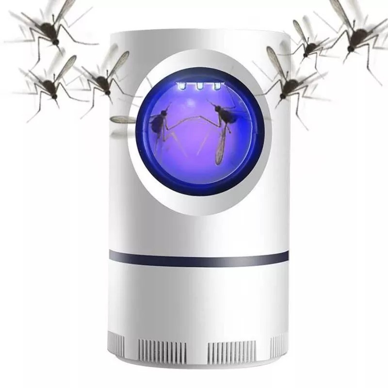 Mosquito Killer Lamp Electric Shocker Round with Charger Powerful 360° UV Light Insect Trap for Home, Room & Outdoor Use - Image 2