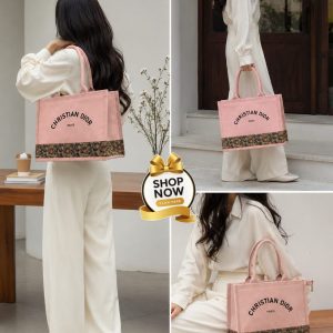 Stylish Canvas Tote Bags Collection Set Featuring Five Distinct Colors And Elegant Typography For Modern Fashion
