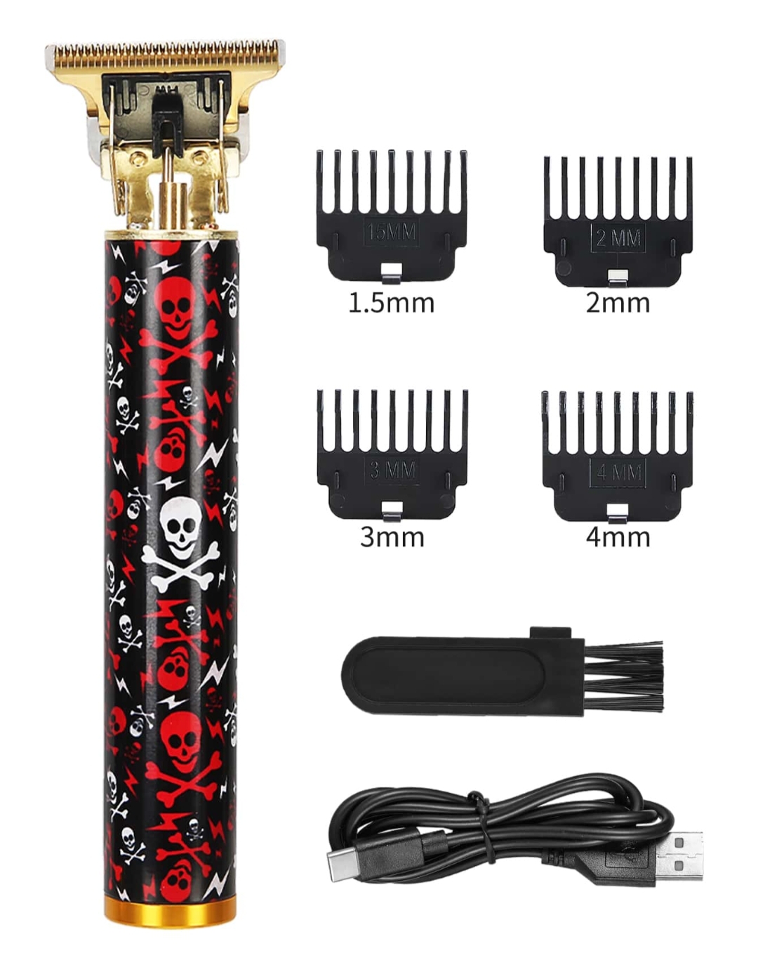 New Design Premium Hair Trimmer Rechargeable Metal Body For Men - Image 2