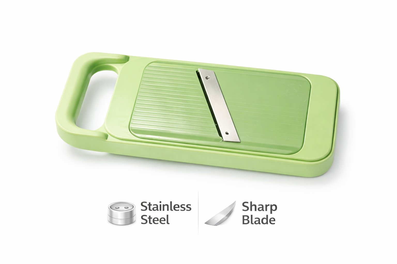 5-in-1 Multi Grater & Mandoline Slicer with Storage Box Stainless Steel Blades Vegetable & Fruit Cutter - Image 3