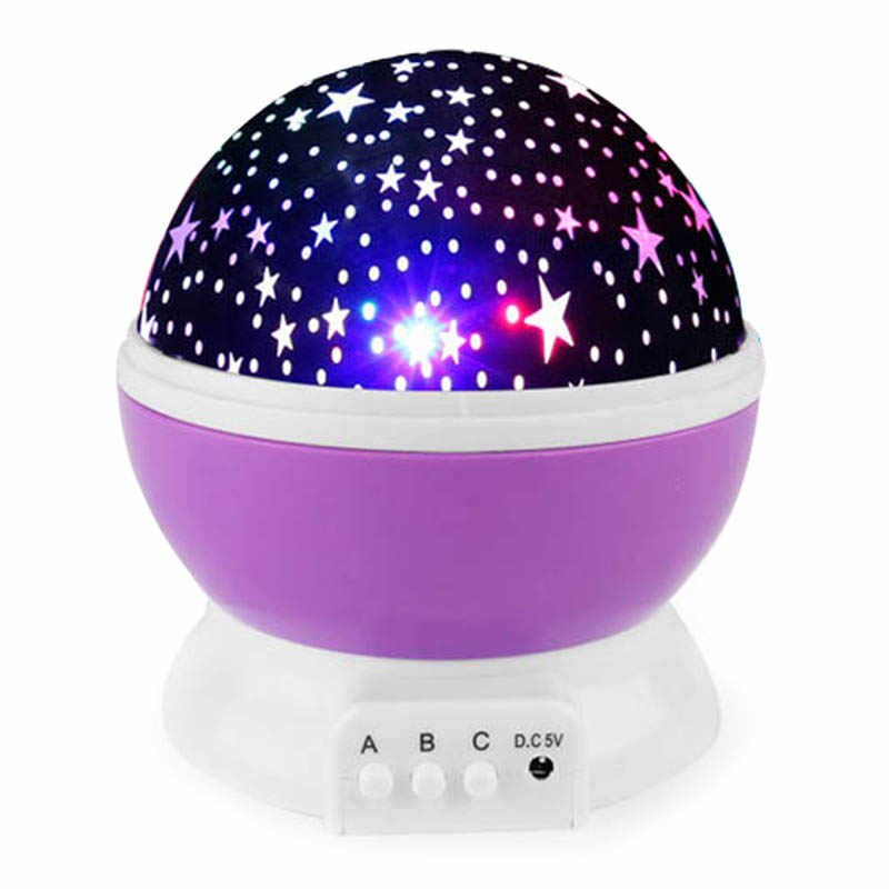 360° Rotating Star Master Projection Lamp | USB/Battery Operated - Image 2
