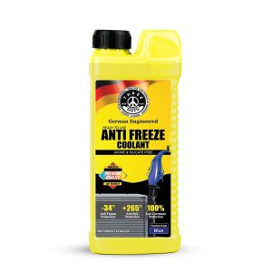 THREE GUYS Antifreeze Coolant Blue Premium Grade HOAT Coolant | Long-Life Radiator Fluid | Engine Overheat & Freeze Protection | Ready-to-Use Formula (1000) ML