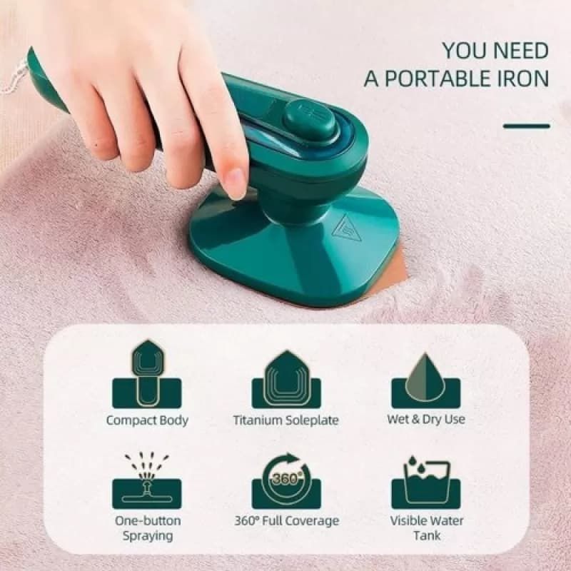 Steam Iron Powerful Performance Smooth Glide Durable Build Easy Operation Reliable Daily Use - Image 2