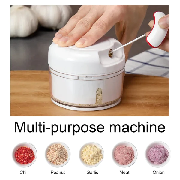 Multifunctional Grinding Food Chopper | Mini Manual Chopper(random color ) - Image 5