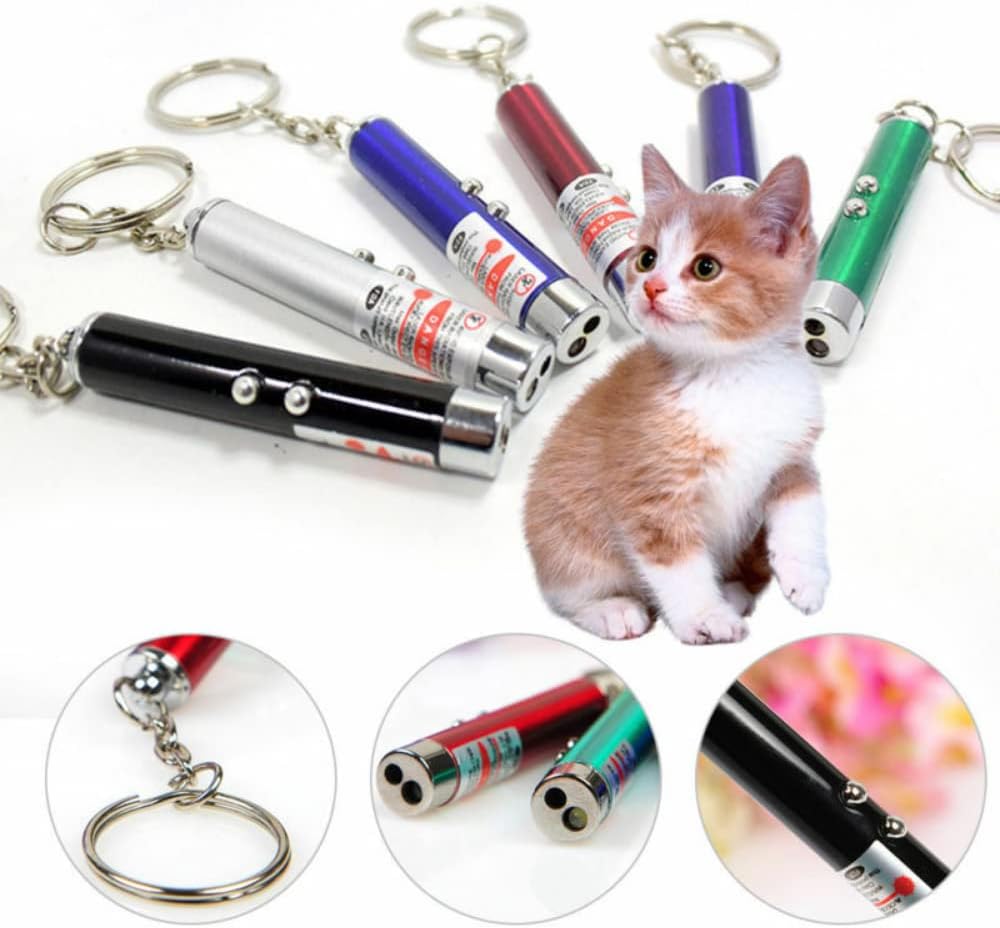 (1 pcs ) Laser LED Light with Key Chain | Mulituse Laser Pointer (random color) - Image 3