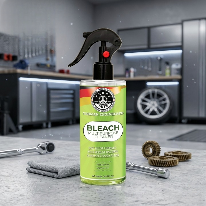 Three Guys Multipurpose Cleaner With Bleach Disinfects Removes Tough Stains And Kills 99.9 Percent Of Germs 250ml - Image 2