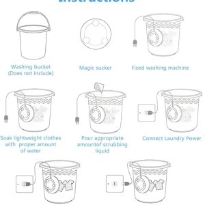 Portable USB Travel Washer