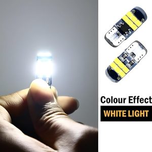 Pack of 2 pcs Car parking light flasher led 12v Led Segments Universal for Bike and Cars