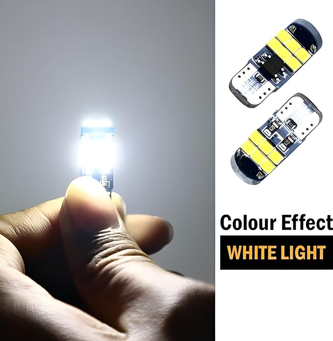 Pack of 2 pcs Car parking light flasher led 12v Led Segments Universal for Bike and Cars