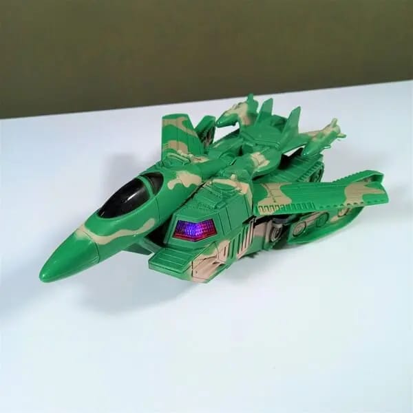 2?in?1 Military Aircraft & Tank Toy | Transformable Fighter Jet & Tank | Durable & Safe for Kids (random colour) - Image 5