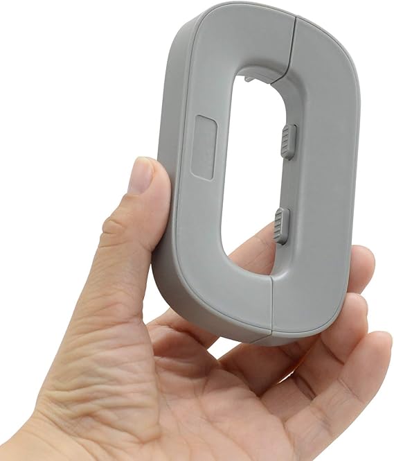 Child Safety Refrigerator Lock Self-Adhesive Fridge & Freezer Door Lock with Double Safety Button Easy One-Hand Use - Image 3
