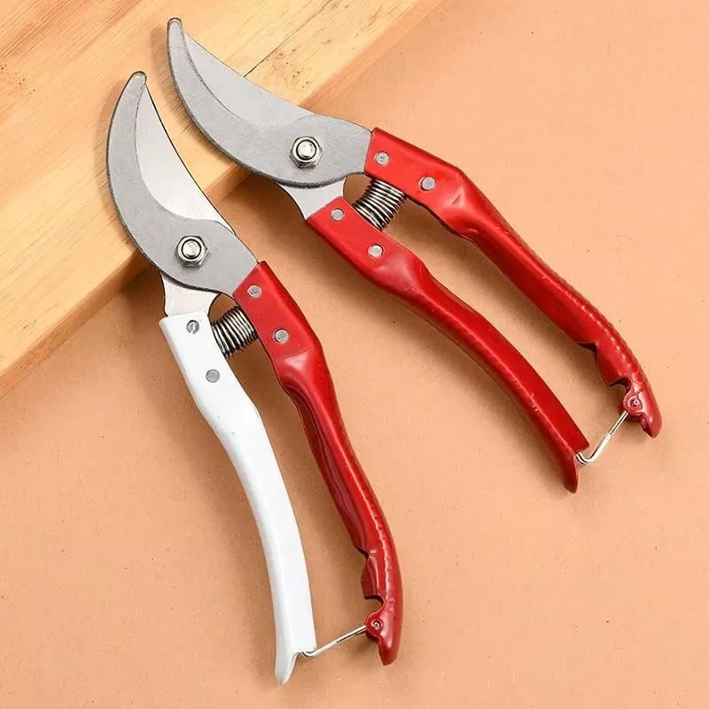 High Carbon Steel Pruning Shears Cutter Stainless Steel Gardening Scissor for Plant & Branch Cutting - Image 2