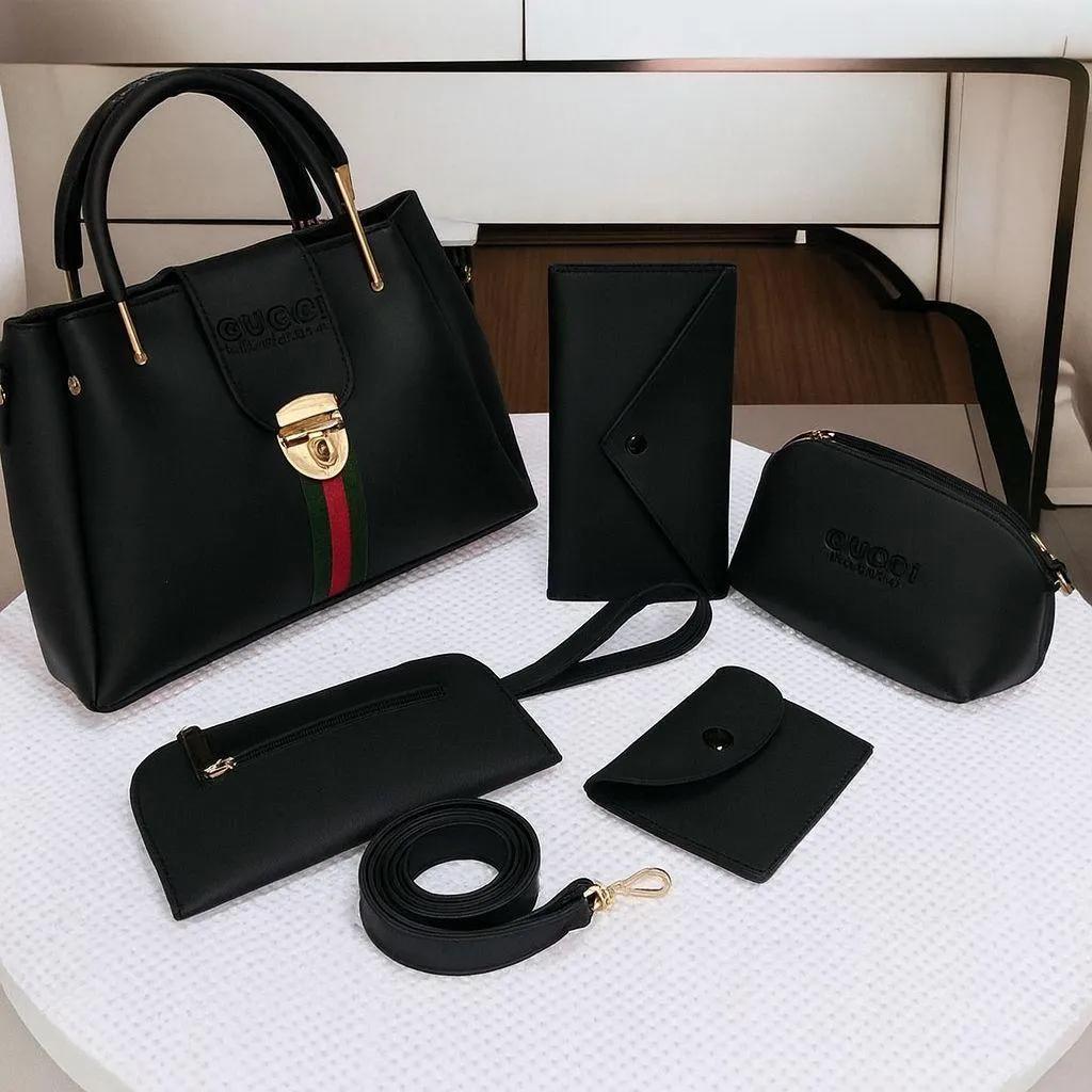 5 Pieces Handbag Set | Stylish Womens Bags - Image 3