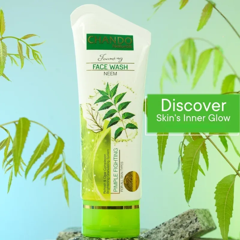 CHANDO Naturals Foaming Face Wash Neem Pimple Fighting & Skin Purification