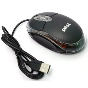 Dell USB Wired Mouse  Smooth & Reliable Optical Tracking for Laptops and Desktop PCs