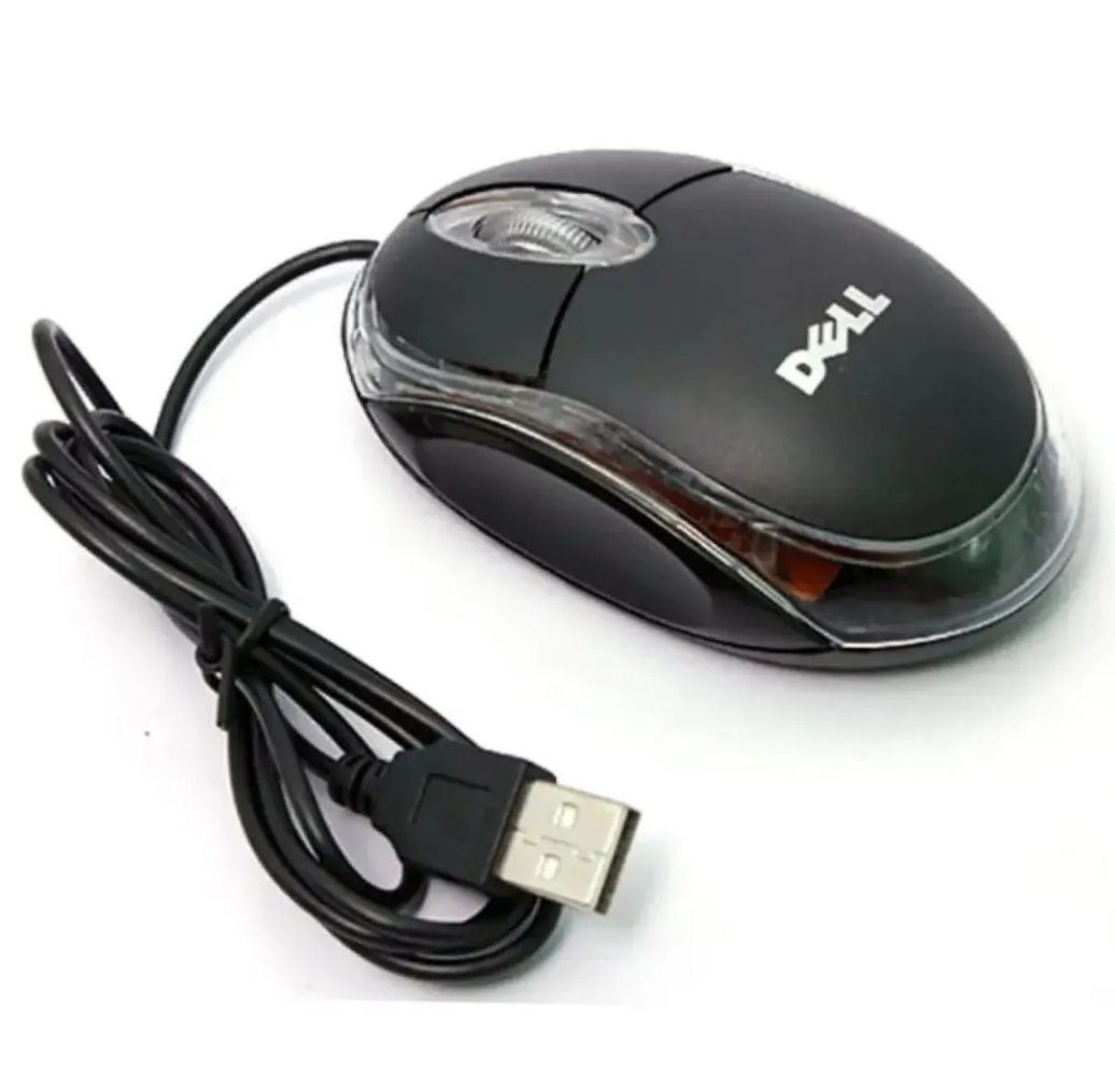 Dell USB Wired Mouse Smooth & Reliable Optical Tracking for Laptops and Desktop PCs