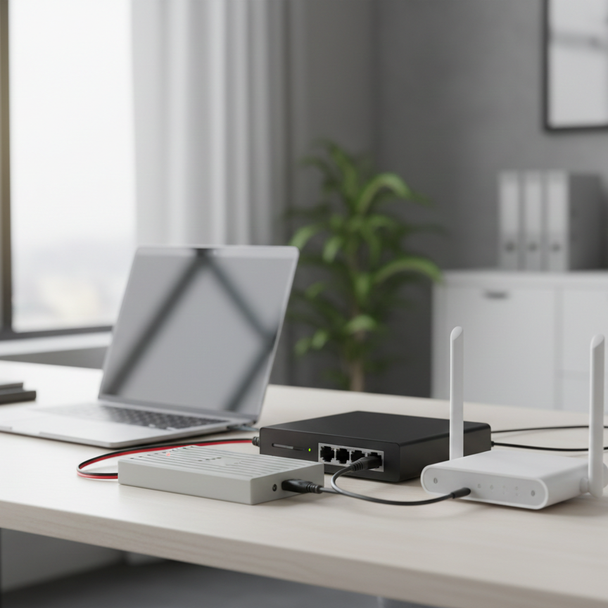 Speed 12V Router Power Bank Mini UPS Backup Battery for WiFi Router - 20,000 mAh (Charger Not Included) - Image 2