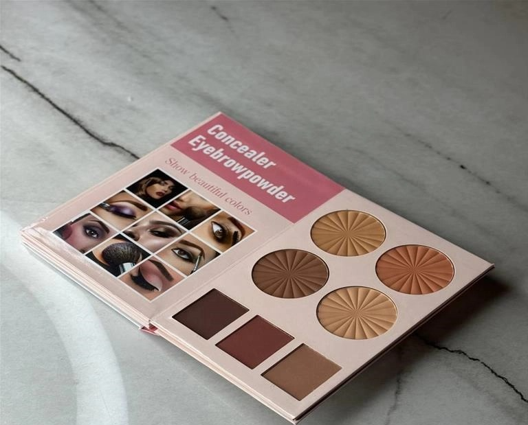 Mocallure 4 In 1 Eyeshadow Palette Book/ Eyeshadow Palette Blush and eyeshadow Palette - Image 4