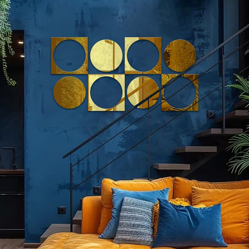 Modern Acrylic Wall Mirror Décor - Image 2