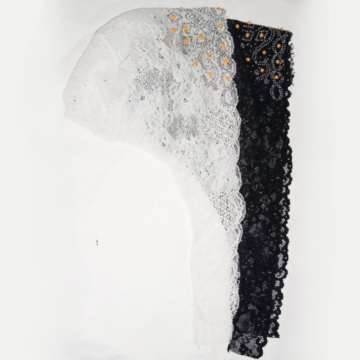 Net Stone Inner Cap for Hijab Soft Stretchable Undercap for Women - Image 2