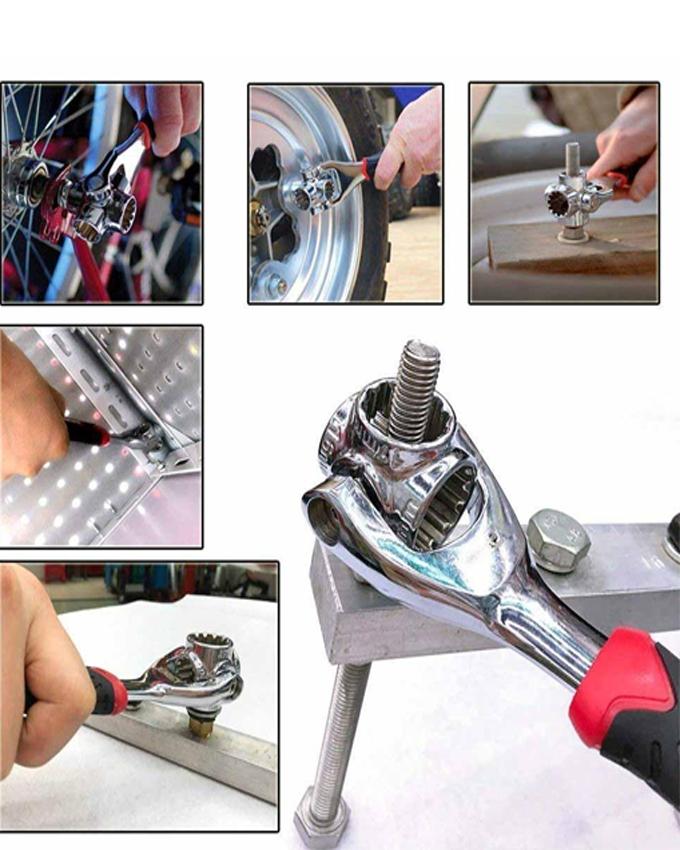 48-In-1 Universal Multi-Function Wrench 360° Rotary Adjustable Spanner for Nuts & Bolts - Image 4