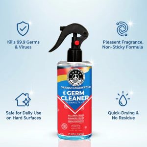 Germ Cleaner Disinfectant  Odor Eliminator & Surface Sanitizer | THREE GUYS  German Engineered (250ml)