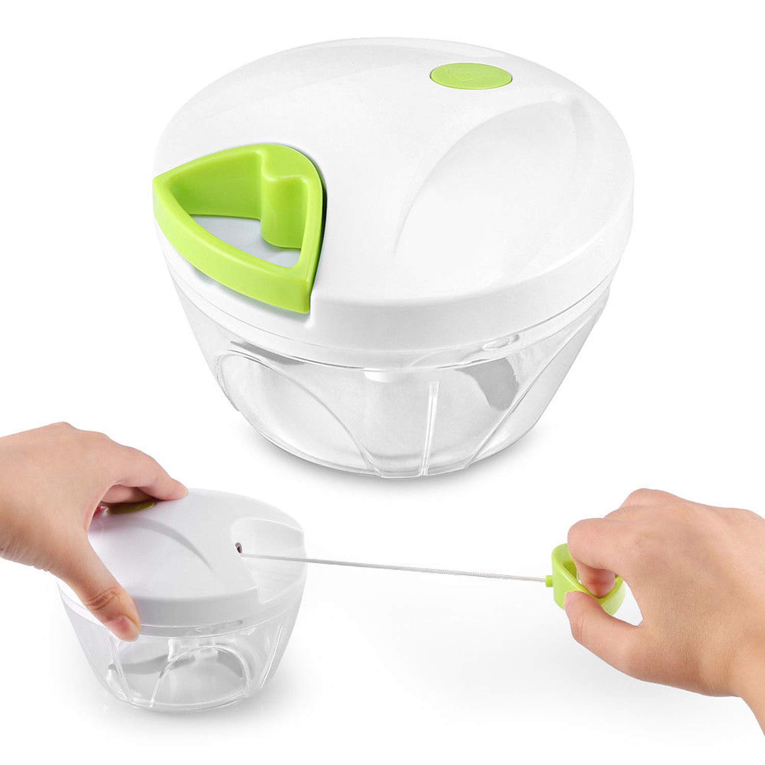 Speedy Chopper Multi-Use Turbo Cutter Mini Handy Manual Vegetable & Fruit Chopper | Heavy-Duty (Random Color) - Image 2