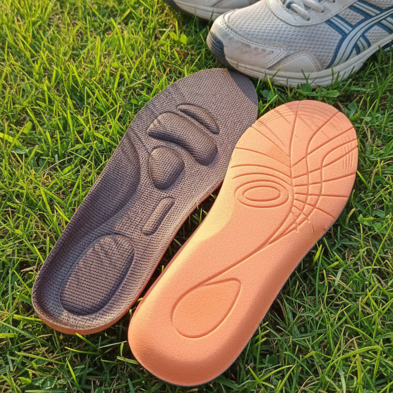 Plantar Fasciitis Memory Foam Orthotic Insoles with Arch Support Shock Absorbing Shoe Inserts for Men & Women (Random Color) - Image 2