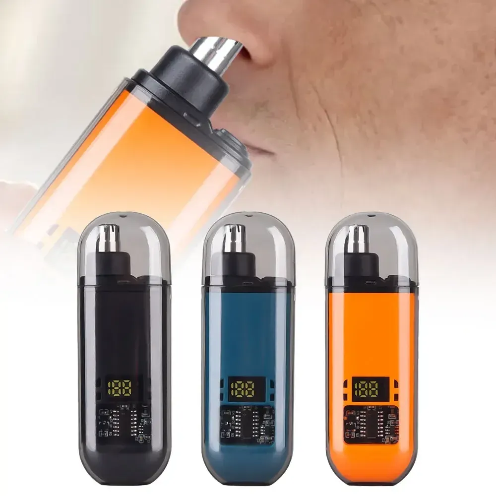 Rechargeable Nose Trimmer Designed For Safe, Quick, And Effortless Hair Removal (Random Color)
