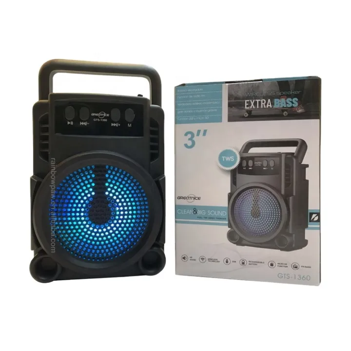 GTS-1360 Wireless Speaker Bluetooth Rechargeable Speaker Portable Wireless Mini 3 Inch Mini Bt Speaker - Image 2