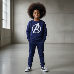 Avenger Printed Sweatshirt & Pajama Trouser Tracksuit for Kids | FOR BABY AND KIDS