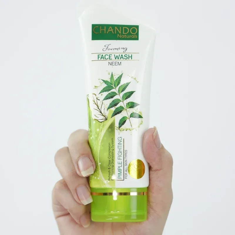 CHANDO Naturals Foaming Face Wash Neem Pimple Fighting & Skin Purification - Image 2