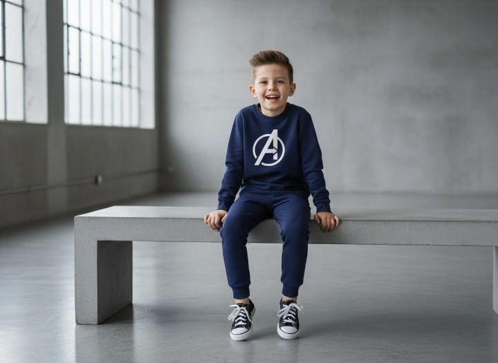 Avenger Printed Sweatshirt & Pajama Trouser Tracksuit for Kids | FOR BABY AND KIDS - Image 3