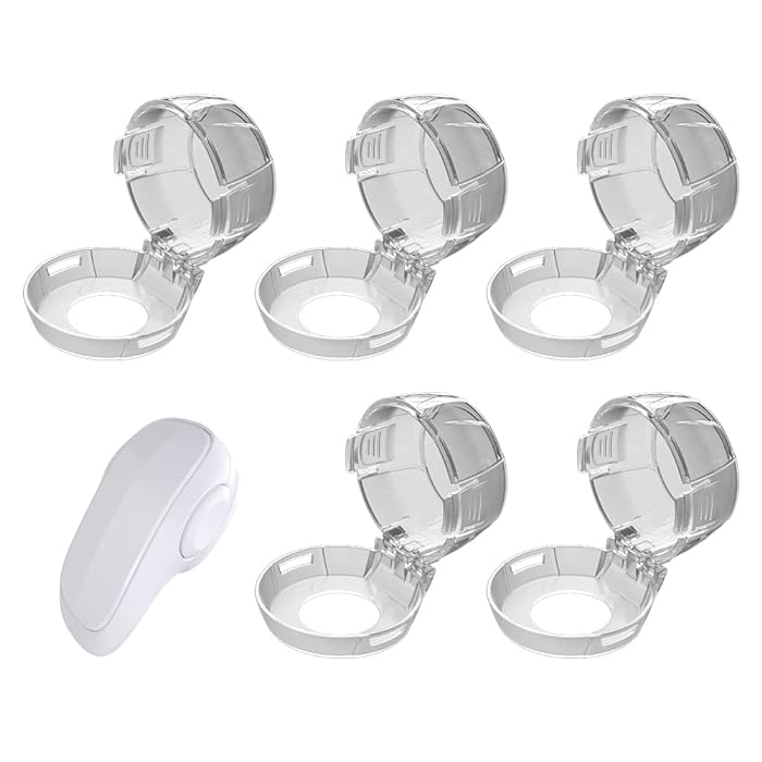 2 PC's stove knob lock Baby Safety Stove Gas Knob Covers & Childproof Oven Lock, Kitchen Safety Stove Locks for Babies & Toddlers - Image 3