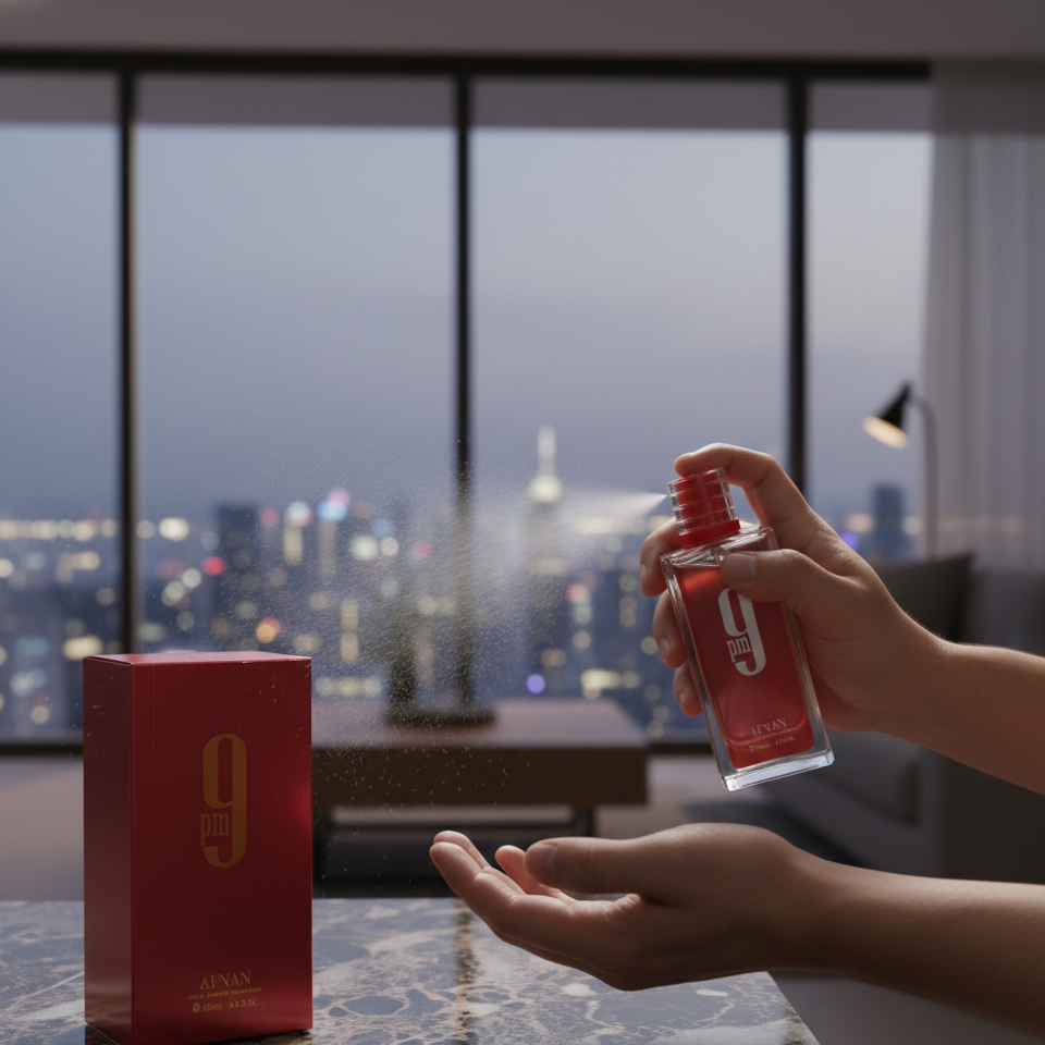 Afnan 9PM Perfume Unisex EDP 100ml Red, Long-Lasting Elegant Fragrance for Men & Women