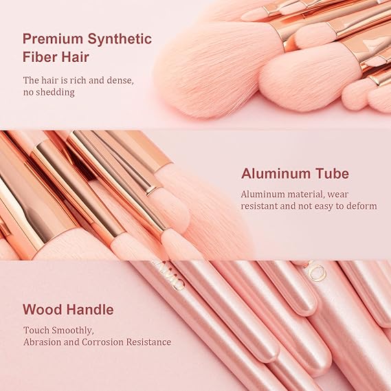Sweet Beauty 07 PCs Makeup Brush Set - Image 2