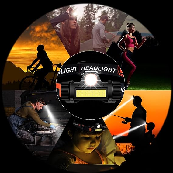 Portable Mini High Power LED Headlamp Flashlight for outdoor camping and cycling, hiking, working, racing - Image 5