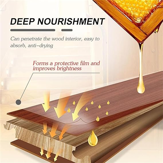 Beeswax Furniture Polish and Cleaner Spray, Natural Micro-Molecularized Beewax (120ml) - Image 3