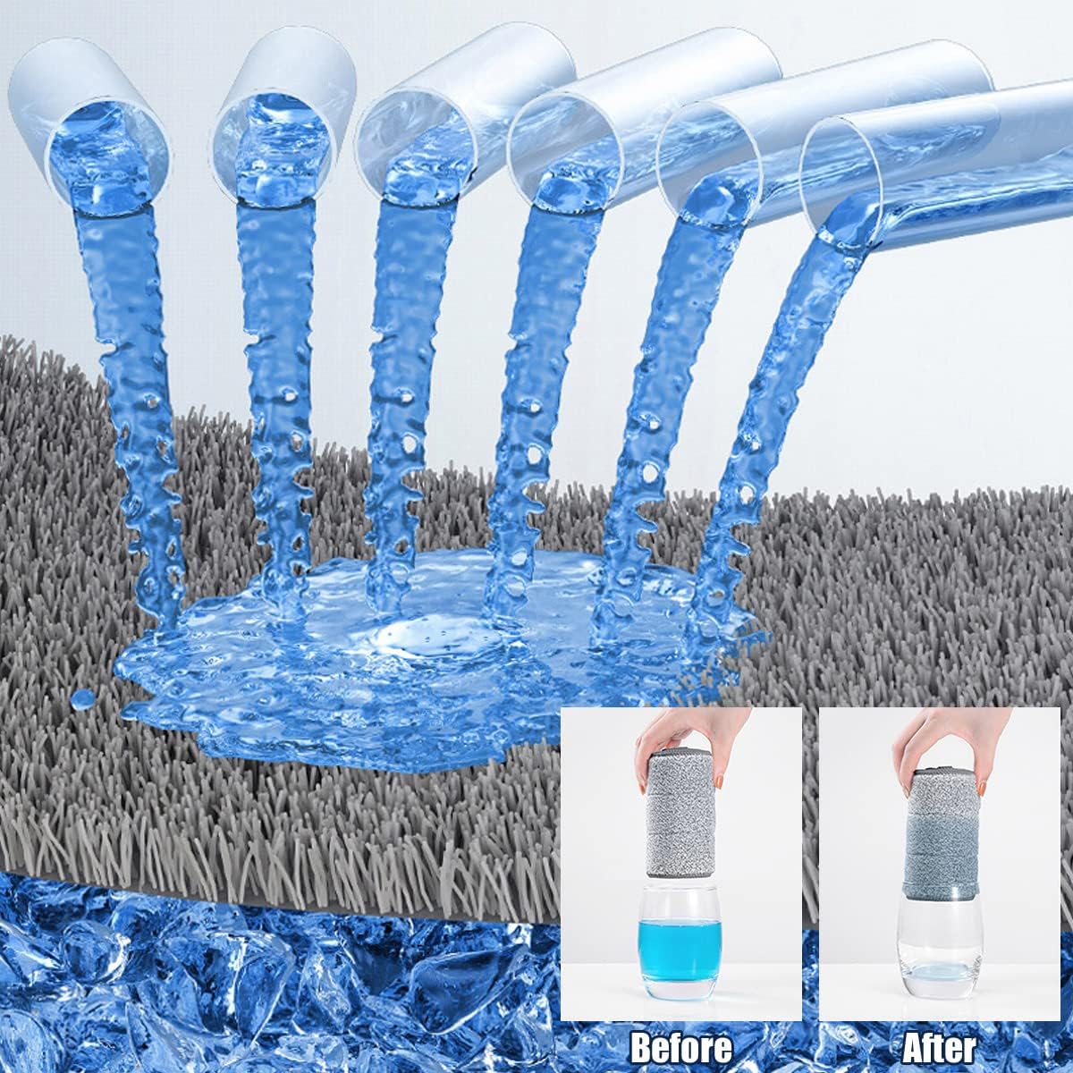 360° Rotatable 4 Leaf Clover Twist Water Auto Squeezes Mop Adjustable Corner Mop Self Squeezing Wringing Mop Multifunctional Rotating Mop For Floor Wall Window - Image 3