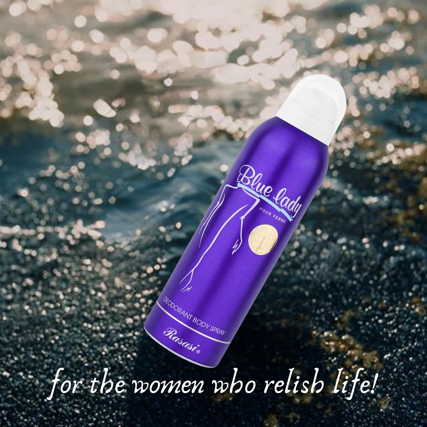Rasasi Body Spray ( Blue Lady ) - 200ml Sensual and Bold Fragrance Premium Quality - Image 2