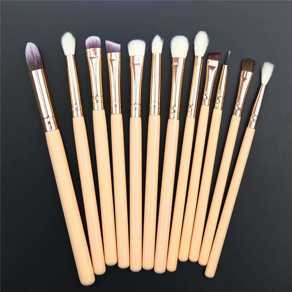 Make Up Eye Brushes Set, Lover Bar 15pcs Makeup Brush- with Travel Organizer with pouch(random color) - Image 5
