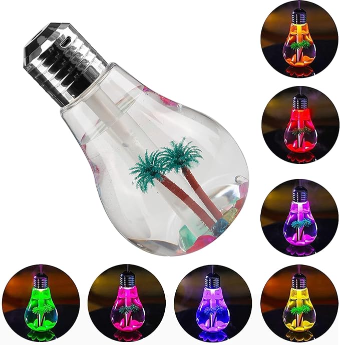USB Air Humidifier | Bulb Humidifier Lamp Shape - Image 3