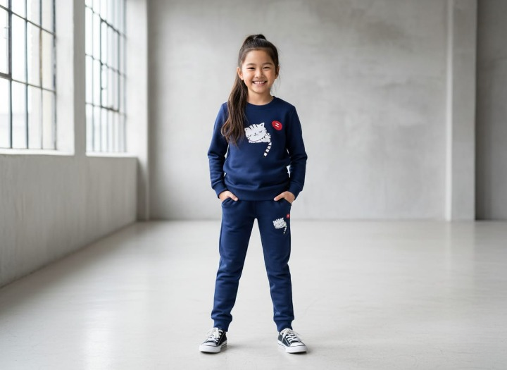 Sweatshirt & Pajama Trouser Tracksuit for Kids | FOR BABY AND KIDS - Image 2