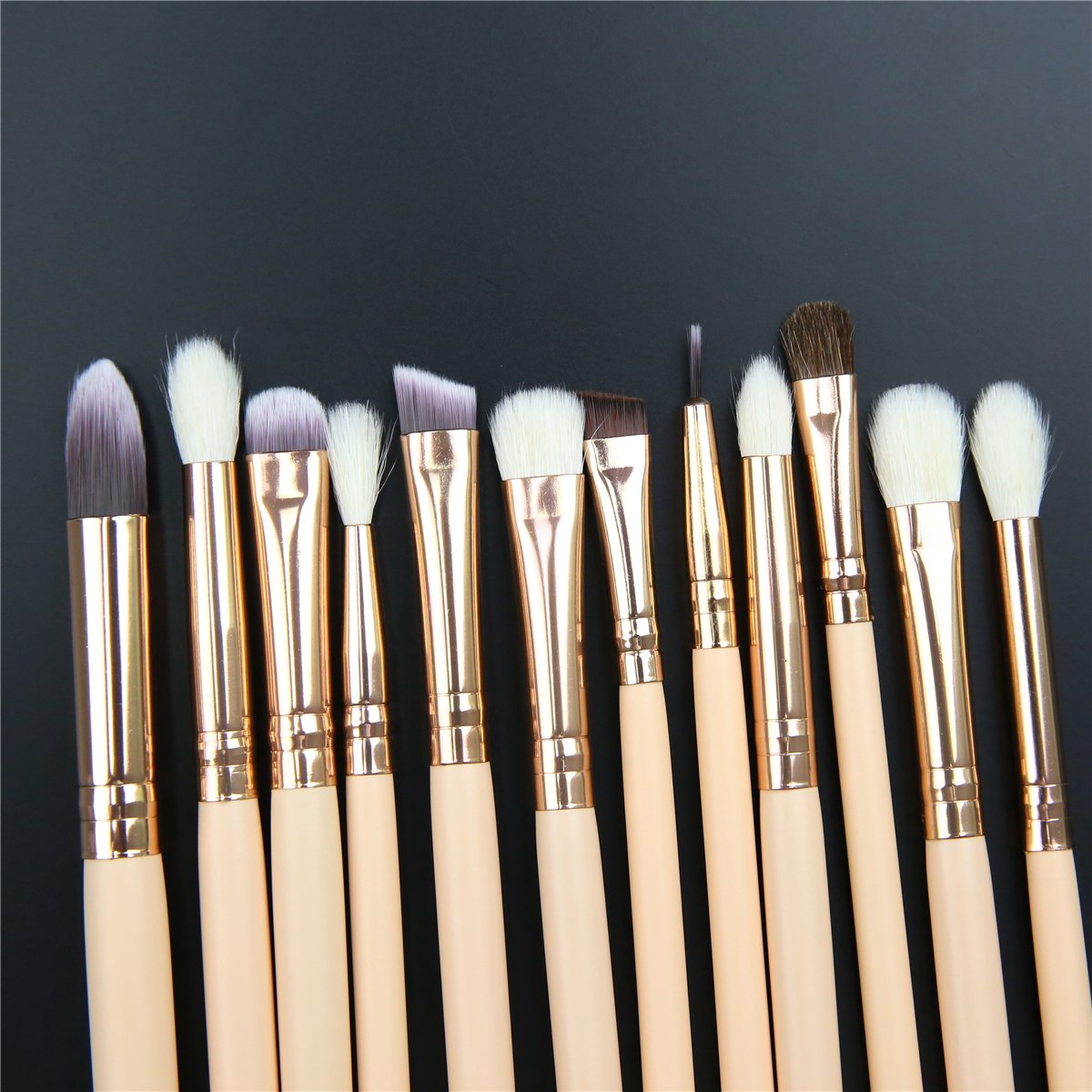 Make Up Eye Brushes Set, Lover Bar 15pcs Makeup Brush- with Travel Organizer with pouch(random color) - Image 4