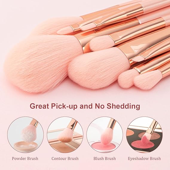 Sweet Beauty 07 PCs Makeup Brush Set - Image 3