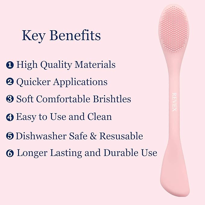 Silicone Face Mask Brush Applicator | Facial Mask Brush for Mud, Clay, Charcoal Mixed Mask | only 1 piece. - Image 2